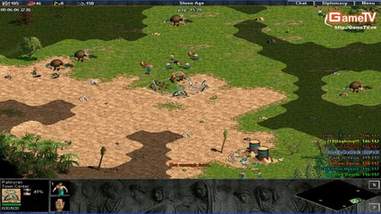 AOE off 4rum GAMETV 2013 team2  vs team1  T1