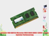 Speicher 4GB RAM f?r Microstar (MSI) GX60 (DDR3-12800) - Laptop-Speicher Verbesserung