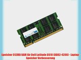 Speicher 512MB RAM f?r Dell Latitude D510 (DDR2-4200) - Laptop-Speicher Verbesserung