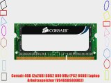 Corsair 4GB (2x2GB) DDR2 800 MHz (PC2 6400) Laptop Arbeitsspeicher (VS4GSDS800D2)