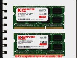 Komputerbay 8GB (2X4GB) DDR3 SODIMM (204 pin) 1066Mhz PC3 8500 f?r Apple 8 GB