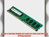 QUMOX @ 2GB DDR2 800MHz PC2-6400 PC2-6300 (240 PIN) DIMM Desktop-Speicher