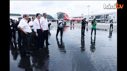 KLIA2 flushed with water after heavy rain