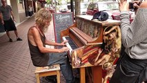 Homeless Man Plays Piano Beautifully Sarasota, FL ORIGINAL