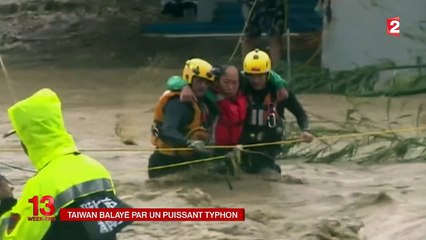 Taïwan, frappée par de violentes intempéries