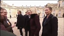 Danish Helle Thorning-Schmidt fell in Paris 2015 (Long version)