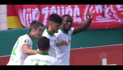 Goal Ujah - Wurzburger Kickers 0-1 Werder Bremen - 08-08-2015