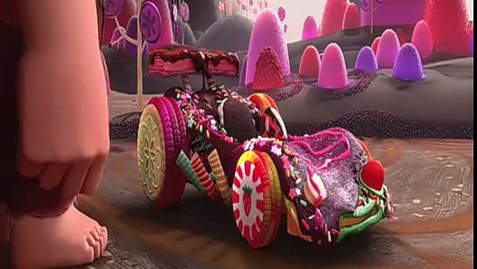 Wreck It Ralph destroys Vanellope's kart - video Dailymotion