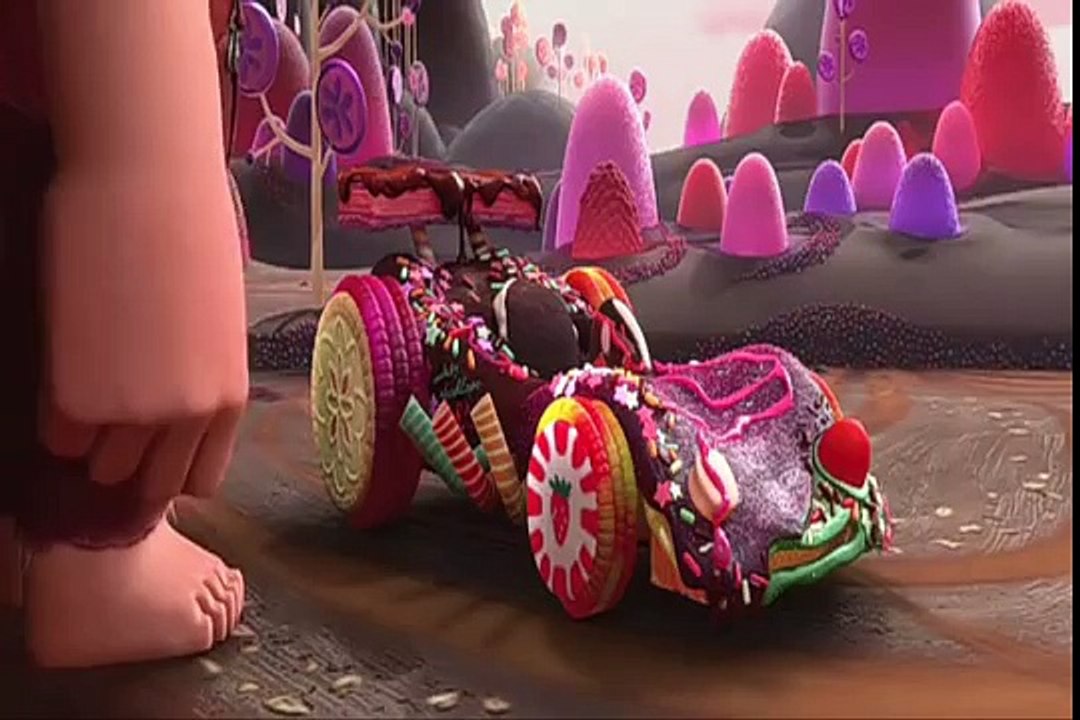 Wreck It Ralph destroys Vanellope's kart - video Dailymotion