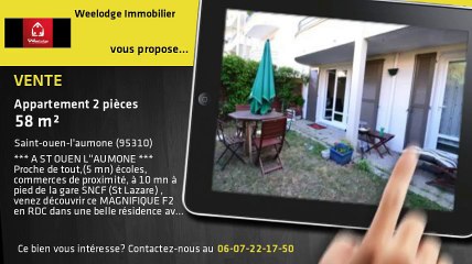 Download Video: Vente - appartement - Saint-ouen-l'aumone (95310)  - 58m²