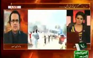Dr Shahid Masood Lost Control & Cursing PMLN League MPA for Child Abusing