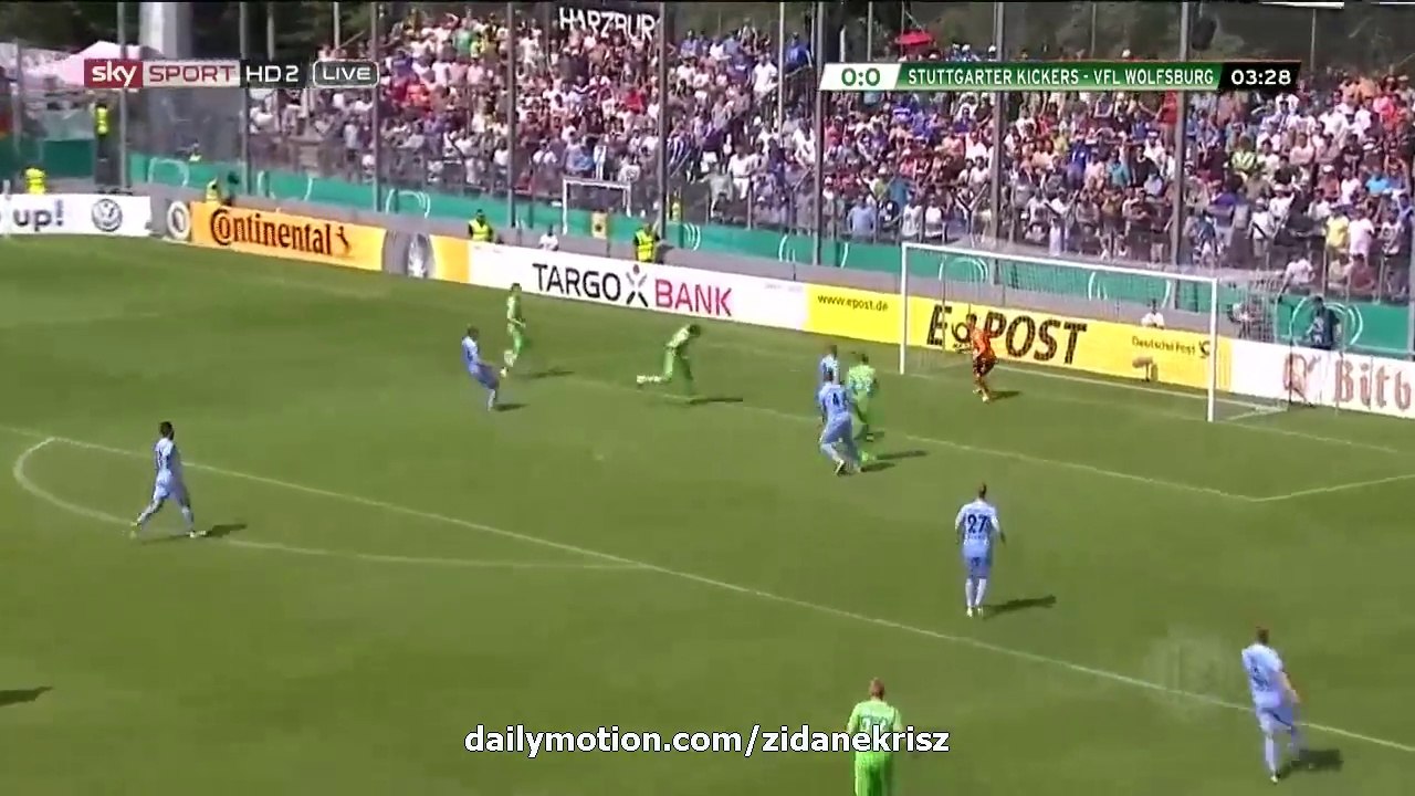 All Goals HD | Stuttgarter 1-4 Wolfsburg - DFB Pokal 08.08.2015 HD