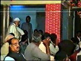 Mohsin Naqvi, Dr Hasan Rizvi, Qaim Naqvi in Masalima 1991. Syed Masood Ali Hasni on Stage, Hoza Tus Saleheen Fsd.