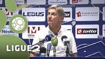 Conférence de presse FC Sochaux-Montbéliard - FC Metz (0-1) : Olivier ECHOUAFNI (FCSM) - José RIGA (FCM) - 2015/2016