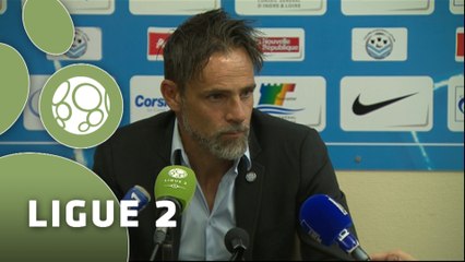 Conférence de presse Tours FC - Paris FC (0-0) : Marco SIMONE (TOURS) - Denis RENAUD (PFC) - 2015/2016