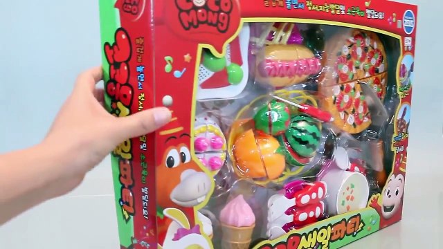 Velcro Cutting Fruits, Pizza, Cake, Ice cream Food Cooking Toy Ð choi tr em