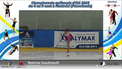 Novice Dames Gr.1 Prog. Court - Échauffement 4 (REPLAY) (2015-08-08 19:31:14 - 2015-08-09 00:53:39)