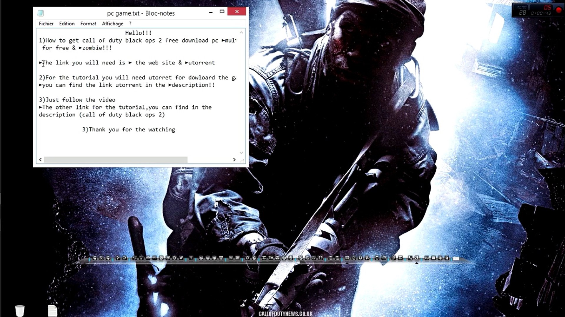 Call duty black ops 2 download utorrent