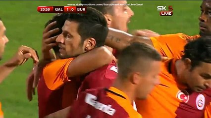 Yasin Oztekin 1:0 | Galatasaray - Bursaspor 08.08.2015 HD