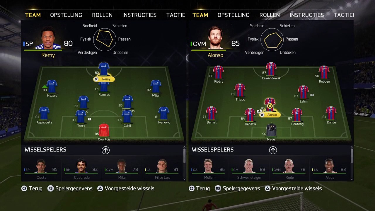 FIFA 15 Aftrap 3-2 CHE - FCB, 2e helft