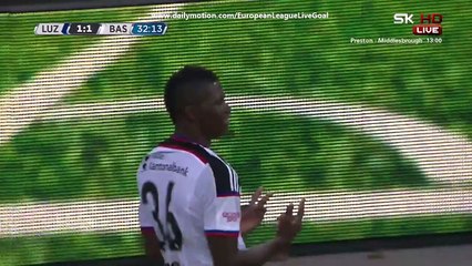 Breel Embolo 1:2 | Luzern - Basel 08.08.2015 HD