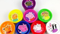 Peppa Pig Play Doh cans Surprise Eggs Doug Peppa Toys