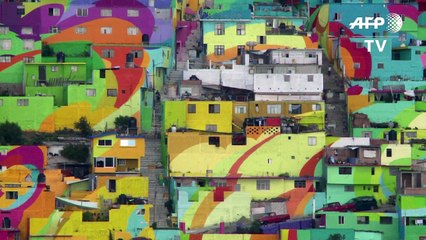 Mexique: quand l'art change la vie d'un quartier déshérité