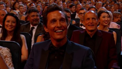 Kimmel Ribbing McConaughey Emmys 2014