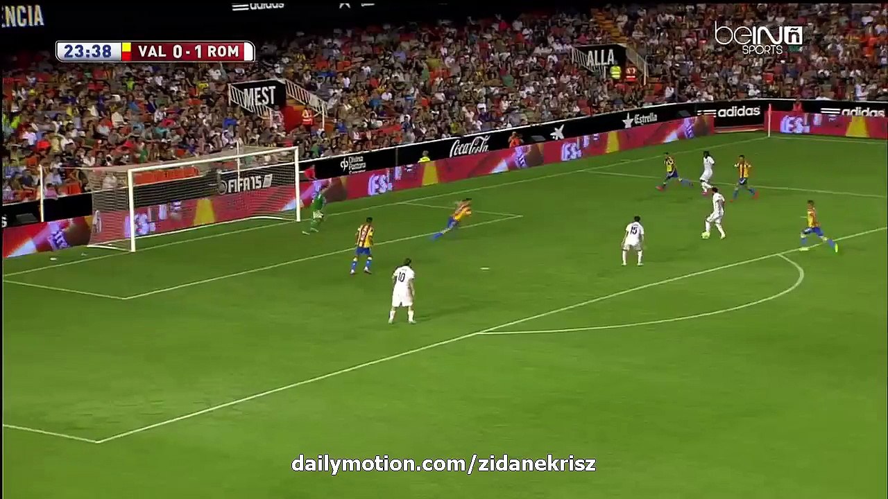 Francesco Totti Great Goal HD | Valencia v. AS Roma - Friendly 08.08.2015 HD