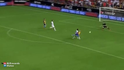 Sofiane Feghouli Goal Valencia 1 - 2 AS Roma (Friendly) 08.08.2015