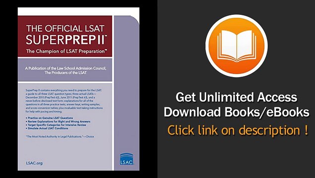 [Download PDF] The Official LSAT SuperPrep II The Champion of LSAT Prep