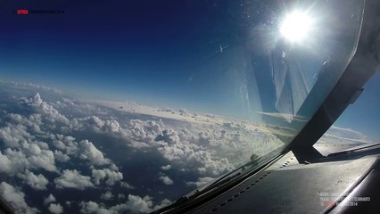 Pilot Eye View : Cockpit View Boeing 767 2000 MPH Approach into Punta Cana. Music by Amelia Chain.