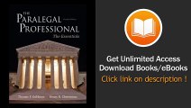 [Download PDF] The Paralegal Professional Essentials