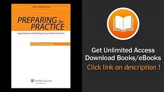 [Download PDF] Preparing for Practice Legal Analysis and Writing in Law Schools First Year