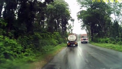 Rain driving in Shiradi ghats