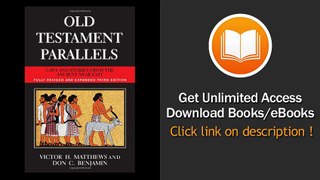 [Download PDF] Old Testament Parallels Laws and Stories from the Ancient Near East