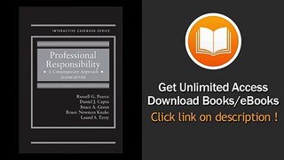 [Download PDF] Professional Responsibility A Contemporary Approach 2d