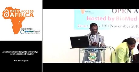 A welcome from Kenyatta university: open access and beyond