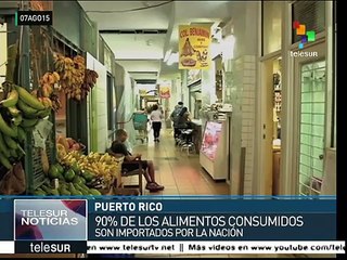 Puerto Rico: 90% de alimentos son importados