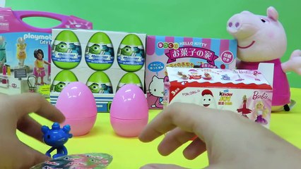 10 Surprise Eggs Unboxing Barbie, Minnie Mouse, Disney Princess, Snow White