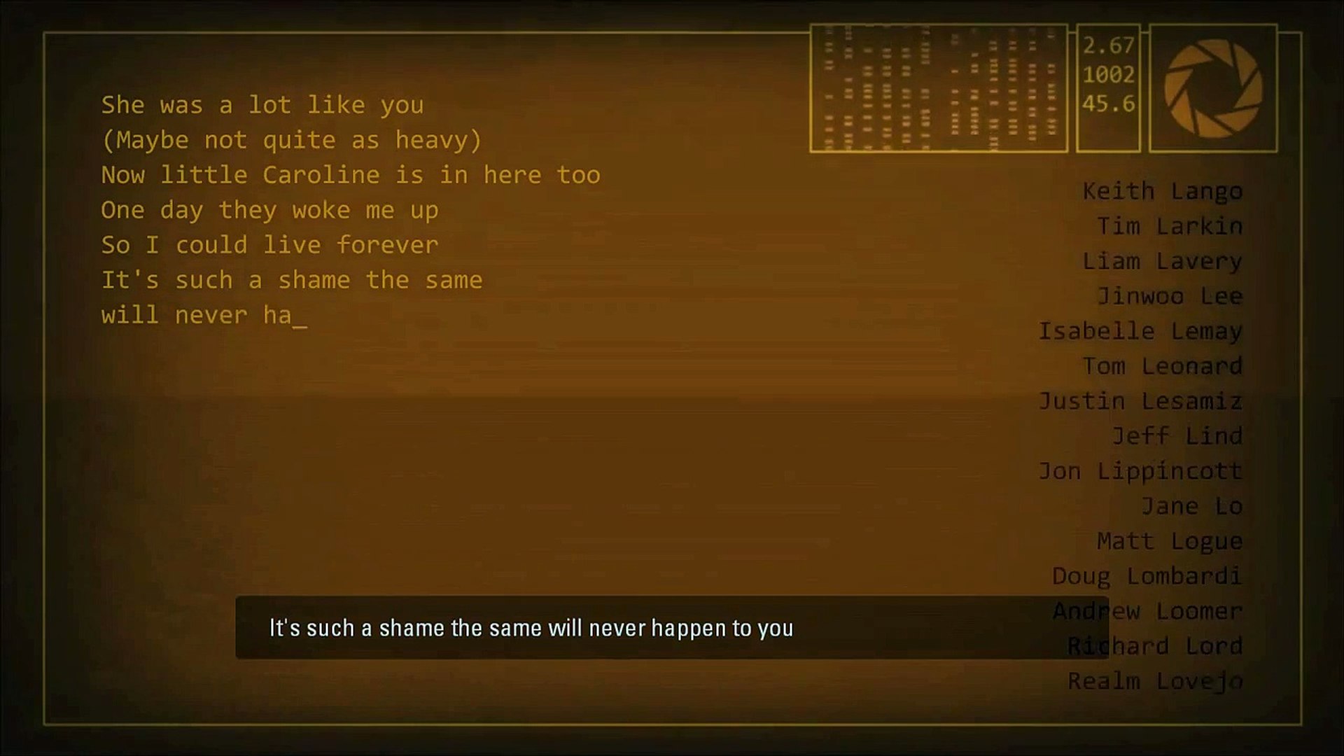 Portal 2 Ending Song Want You Gone Video Dailymotion
