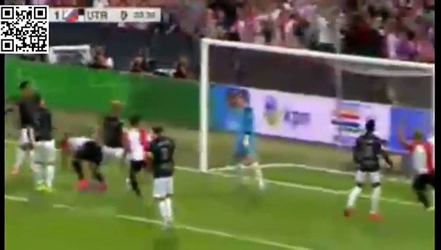 Feyenoord 3 - 2 FC Utrecht Goals & Highlights Eredivisie 08.08.2015