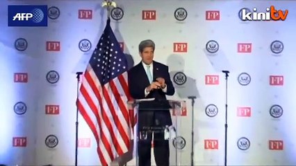 Kerry broadside against IS: We are not intimidated