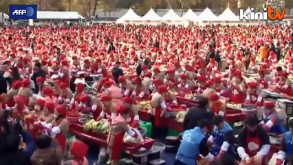 S  Korean festival makes 250 tonnes of kimchi
