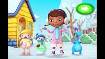 Disney Jr Doc McStuffins Snowman Roll Up Cartoon Animation Game Play Walkthrough