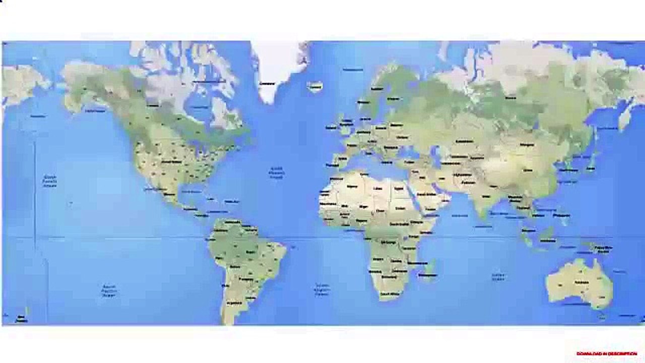 Free After Effects Template Project File - 3D Map Generator