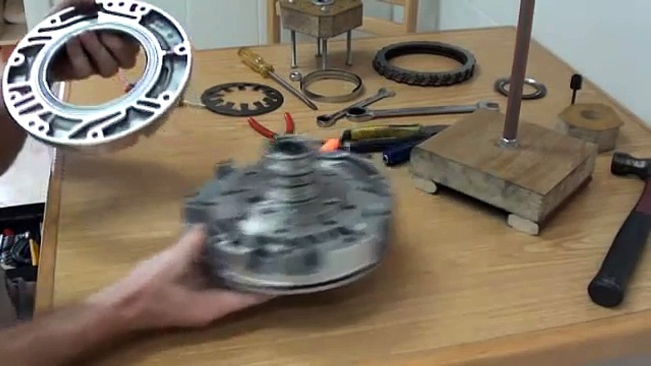 ZF 5HP19 transmission oil pump disassembly