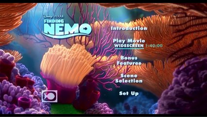 Opening to Finding Nemo 2003 DVD (Disc 1)