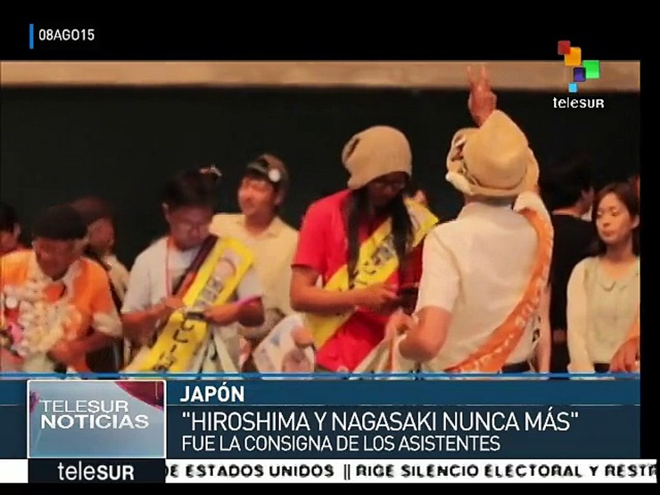 Japón: recuerdan la tragedia nuclear de Hiroshima y Nagasaki