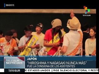 Japón: recuerdan la tragedia nuclear de Hiroshima y Nagasaki